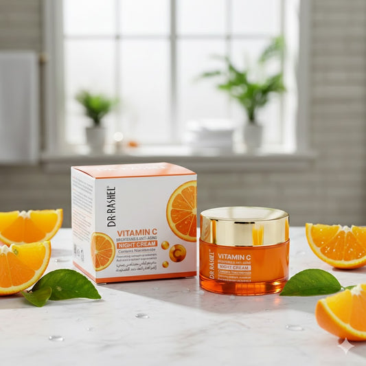 DR.RASHEL Vitamin C Brightening & Anti-Aging Night Cream (50g) I For wrinkles and uneven tone
