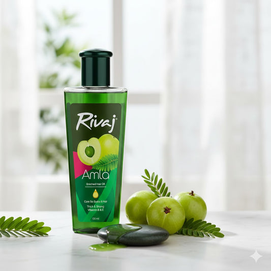 Rivaj Amla Enriched Hair Oil (100ml) I For hair fall and breakage