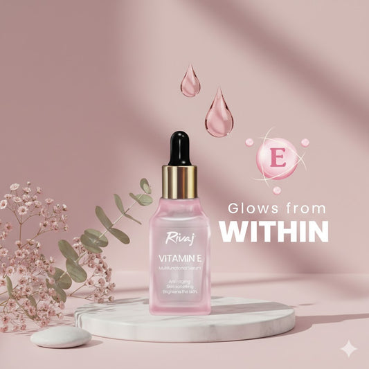 Rivaj Vitamin E Multi-Functional Serum (30ml) I For dryness, dullness, and aging skin