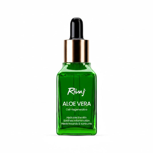 Rivaj Aloe Vera Face Serum (30ml) I For dry, irritated and dull skin