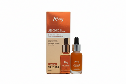Rivaj Vitamin C Radiance Booster Serum (30ml) I For dullness, dark spots and aging skin